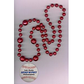Baseball Combo Mardi Gras Beads with Round Light-Up Disk